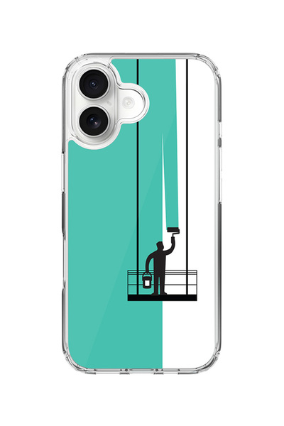 Stylizedd جراب MagSafe كلاسيكي شفاف لهاتف iPhone 17، غطاء شفاف هجين - حامل طل...