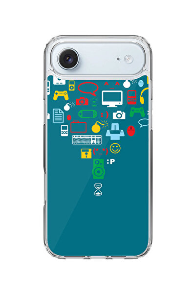 Stylizedd جراب MagSafe كلاسيكي شفاف لهاتف iPhone Air، غطاء شفاف هجين - Conver...