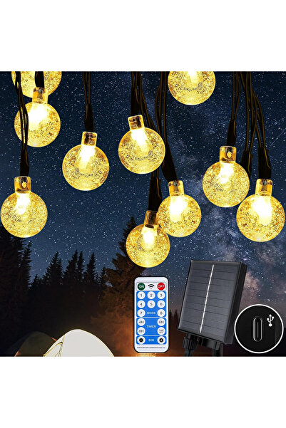 OEM Lumini solare pentru exterior, 65 LED-uri, IP65, cu 8 moduri de iluminare...