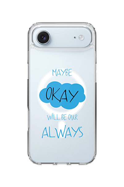 Stylizedd جراب MagSafe كلاسيكي شفاف لهاتف iPhone Air، غطاء شفاف ناعم هجين - ر...