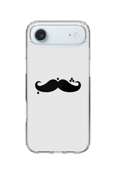 Stylizedd جراب ماج سيف كلاسيكي شفاف لهاتف آيفون آير، جراب هجين ناعم مرن شفاف - شنب