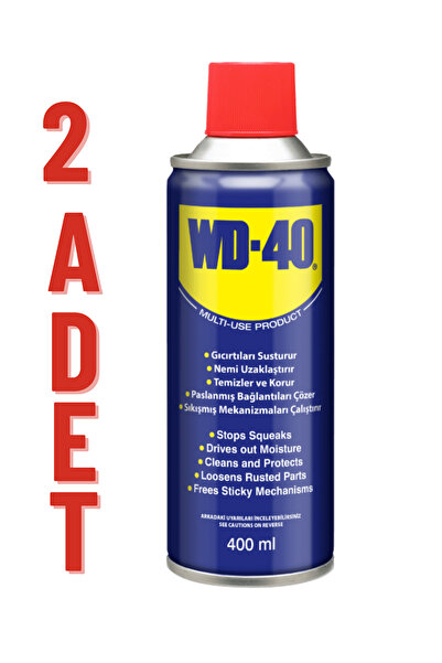 WD-40 Çok Amaçlı Pas Sökücü Sprey 400 ml X 2ADET