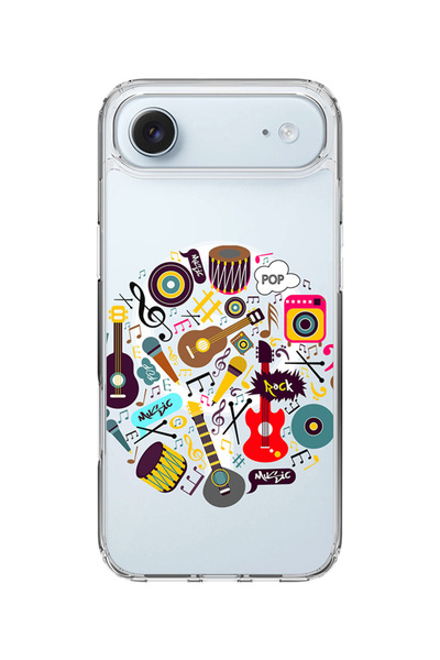 Stylizedd جراب MagSafe كلاسيكي شفاف لهاتف iPhone Air، غطاء شفاف ناعم هجين - أ...