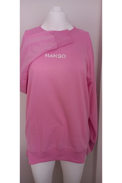LOGO Ara Boy Düz Mango Logolu Tunik PEMBE