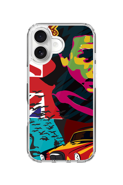 Stylizedd جراب MagSafe كلاسيكي شفاف لهاتف iPhone 17، غطاء شفاف ناعم هجين - طب...