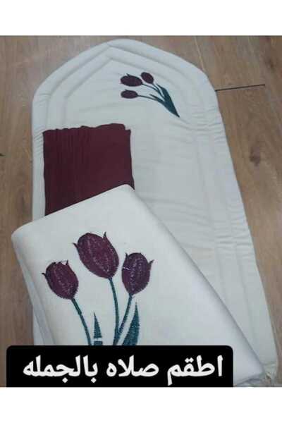 Star طقم صلاة مكسر مع بيت المصحف سمك السجاد 3سم