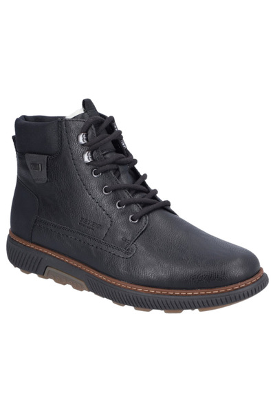 Rieker Casual boots, men, RIEKER, B3342-00 black, -leather 41