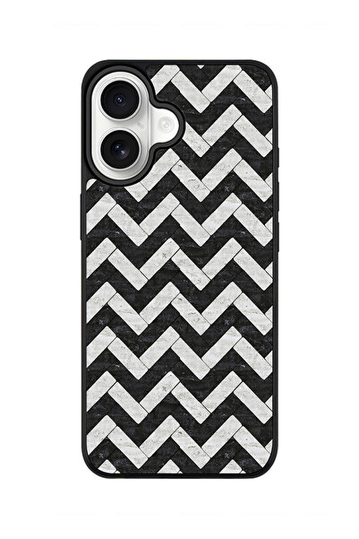 Stylizedd iPhone 17 Case, [Compatible with MagSafe] Slim Magnetic cover Phone Case iPhone 17 -Chevron Tiles