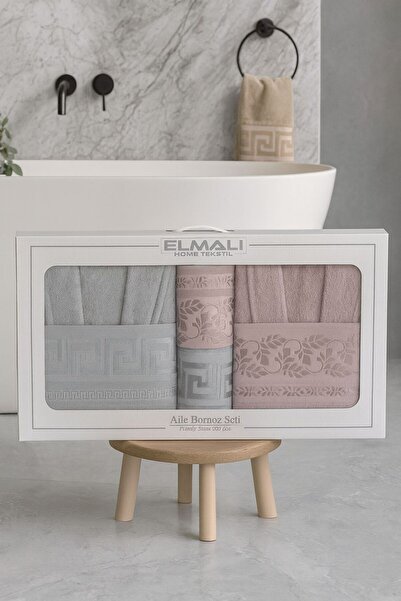 HORECA PAPATYA Set halate de baie familie 6 pcs