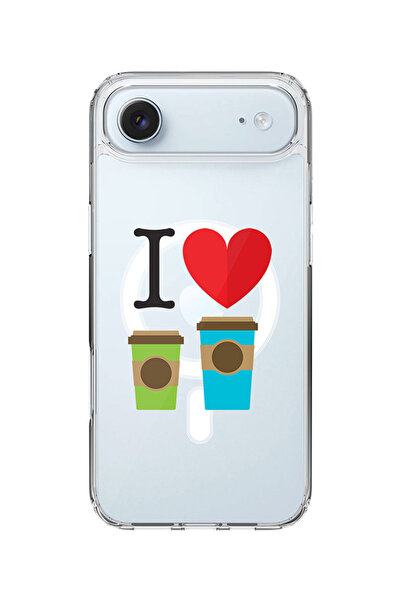 Stylizedd جراب MagSafe كلاسيكي شفاف لهاتف iPhone Air، غطاء شفاف ناعم هجين - أ...