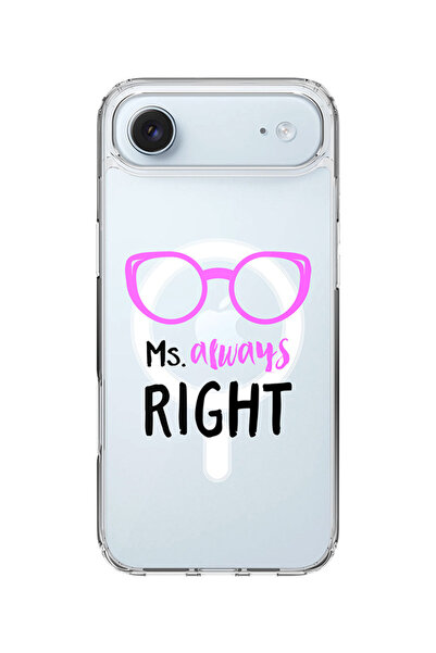 Stylizedd جراب MagSafe كلاسيكي شفاف لهاتف iPhone Air، غطاء شفاف ناعم هجين - M...