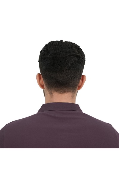 Giordano Men's 3D Lion Polo: Slim Fit, Bold Embroidery, Premium Pique