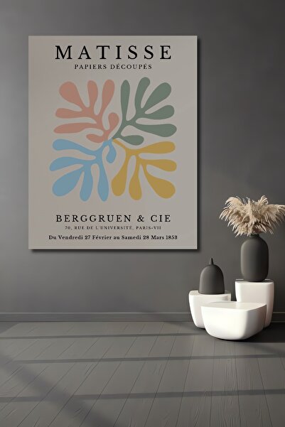 Teona Ahşap Tablou decorativ din lemn dreptunghiular Matisse Papiers Decoupes...