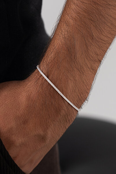 esdika 1.6MM TİLKİ KUYRUĞU GÜMÜŞ BİLEKLİK • 925 AYAR GÜMÜŞ • PREMİUM STERLİNG SİLVER