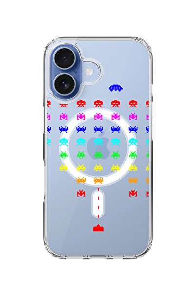 Stylizedd جراب MagSafe كلاسيكي شفاف لهاتف iPhone 17، غطاء شفاف ناعم هجين - سب...