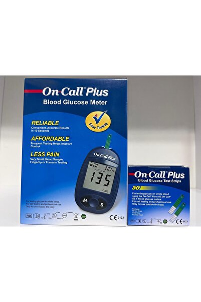 ON CALL PLUS Şeker Ölçüm Cihazı + 50 lik Ölçüm Stribi