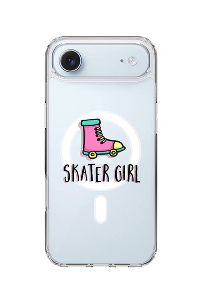 Stylizedd جراب MagSafe كلاسيكي شفاف لهاتف iPhone Air، غطاء شفاف ناعم هجين - ف...