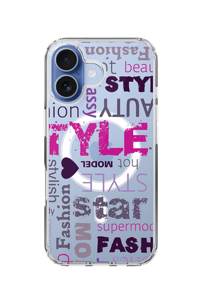 Stylizedd جراب MagSafe كلاسيكي شفاف لهاتف iPhone 17، غطاء شفاف ناعم هجين - تص...