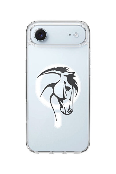 Stylizedd جراب ماج سيف كلاسيكي شفاف لهاتف آيفون آير، غطاء شفاف ناعم هجين - عرب ستاليون