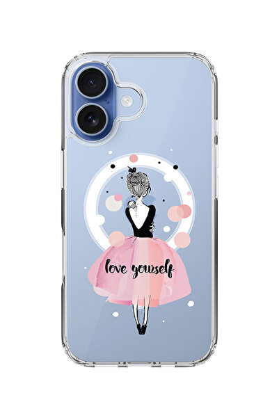 Stylizedd جراب MagSafe كلاسيكي شفاف لهاتف iPhone 17، غطاء شفاف ناعم هجين - Lo...