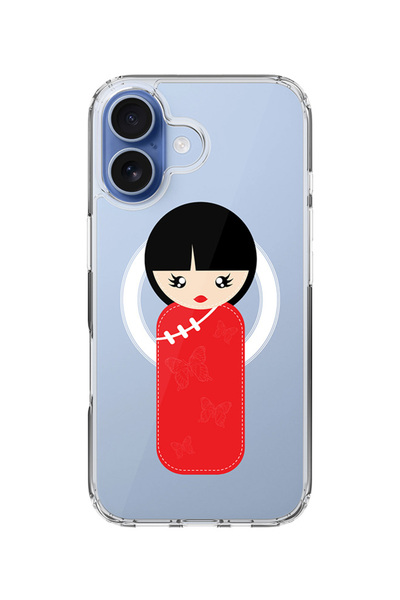 Stylizedd جراب MagSafe كلاسيكي شفاف لهاتف iPhone 17، غطاء شفاف ناعم هجين - دم...