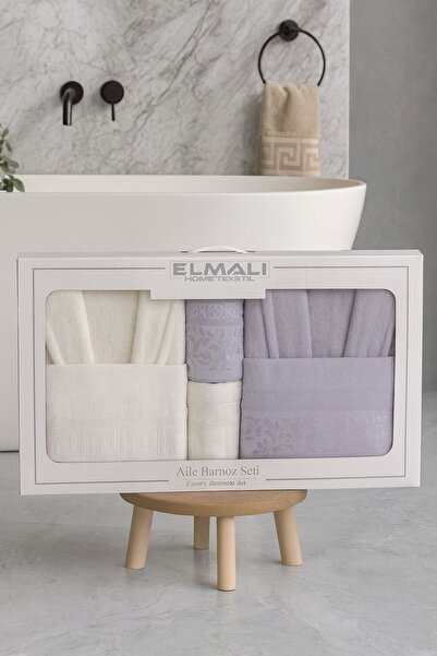 HORECA PAPATYA Set halate de baie familie 6 pcs