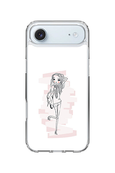 Stylizedd جراب MagSafe كلاسيكي شفاف لهاتف iPhone Air، جراب هجين ناعم مرن شفاف...