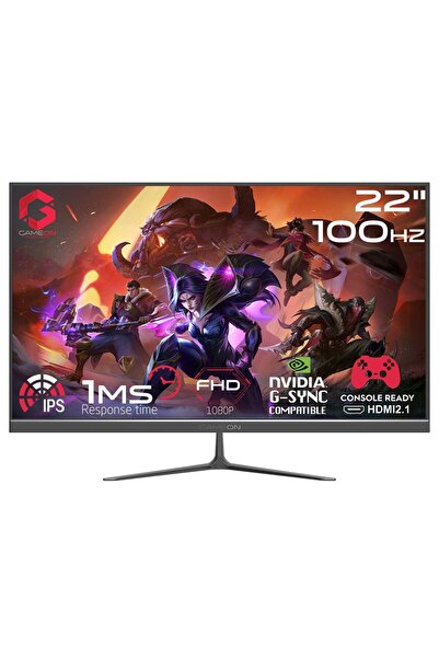 GAMEON 22 inch FHD 100hz IPS Gaming Monitor, MPRT 0.5ms, HDMI 2.1, Support PS5