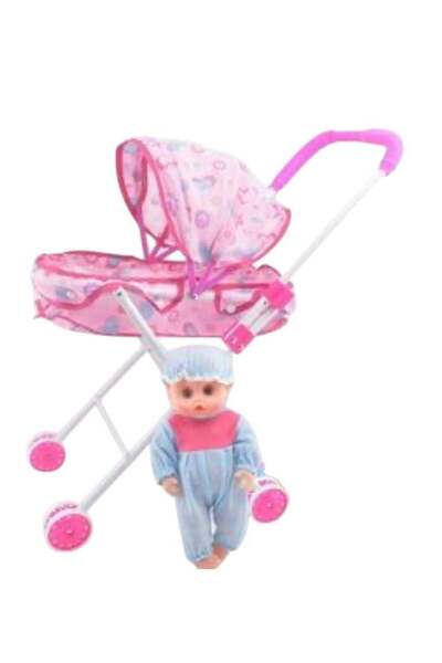 MARAH TOYS عربة أطفال ومجموعة دمية للأطفال