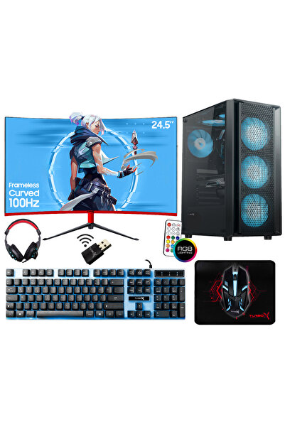 TURBOX Tx6607 i7 4770 32GB Ram 1TB SSD 8GB RX580 24.5 inç FHD 100Hz Oyun Hazır Sistem