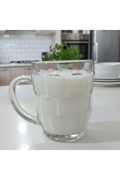 DAMMERUN 350 ml Cam Ayran Bardağı – Bira, Meşrubat, Su ve Soğuk İçecek Bardağı
