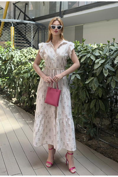 Angel Mia Leila Dress Beige