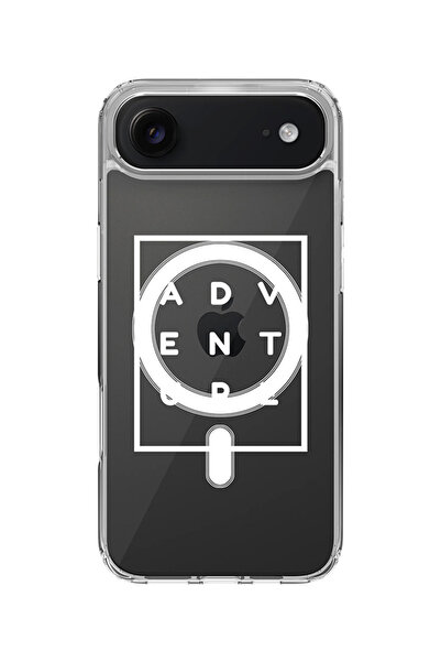 Stylizedd جراب MagSafe كلاسيكي شفاف لهاتف iPhone Air، جراب هجين ناعم مرن شفاف...