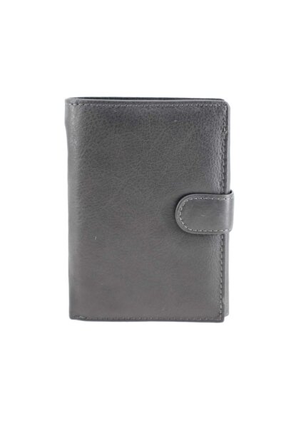 HASSION Men's Wallet, Genuine Leather, Hassion, E60277, Gray