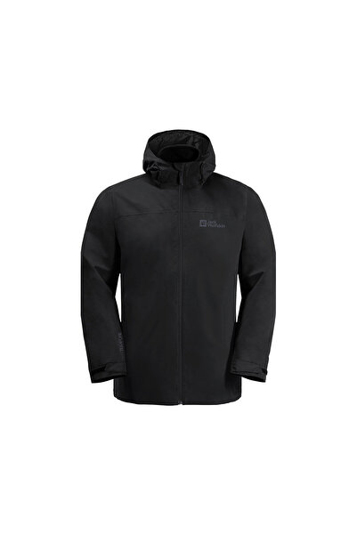 Jack Wolfskin Taubenberg 3in1 Jkt m Men's Outdoor Jacket 1115311-6001 Black