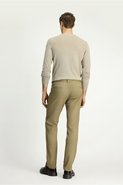 Kiğılı Regular Fit Patterned Lycra Canvas / Chino Pants