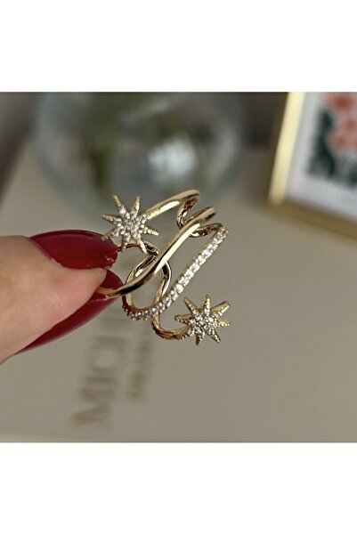 Butik Luxury Tasarım 14K Star Ear Cuff