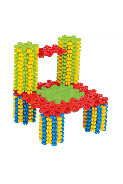 PİLSAN Set of 320 Star Blocks Multicolor building pieces