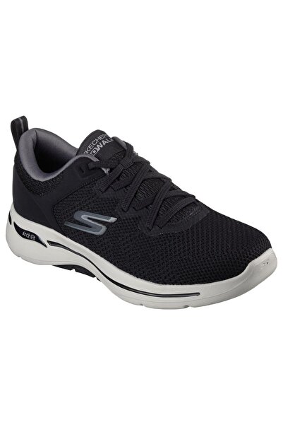 SKECHERS Teniși sport negri pentru bărbați Go Walk Clinton, cu suport pentru arcul plantar, mărimea EU 44,5