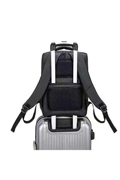 Peterson Travel Backpack, Peterson, Textile, 45x30x15 cm, Black