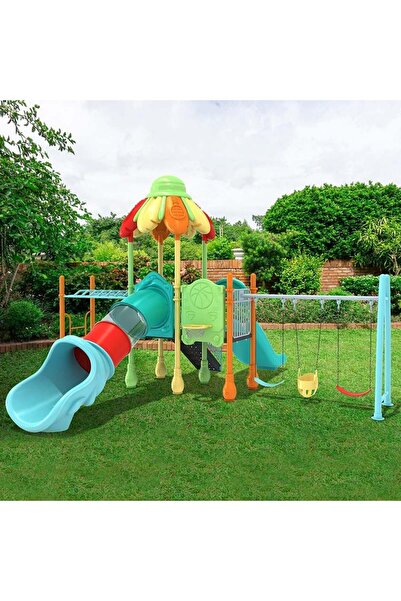 Danube Home Fantasy Kids Playground, Outdoor Playset for Kids, UPVC construct...