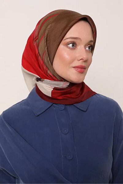 LuvenSara وشاح فلورا - أحمر ياقوتي