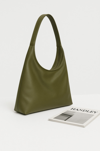 Handley Elegant Shopper Suni Deri Omuz Çantası