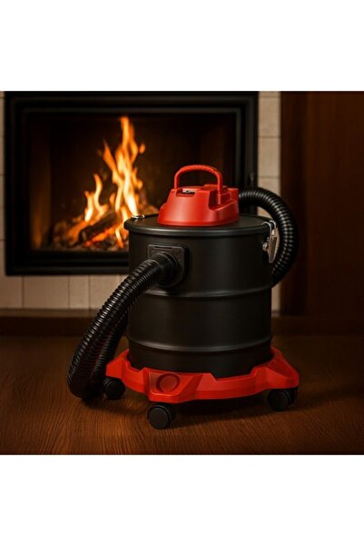 zola Ηλεκτρική σκούπα στάχτης 2 σε 1 με γάντια και σακούλα ξύλου, 20 λίτρα, 1600 W, 3 ακροφύσια, φίλτρο HEPA