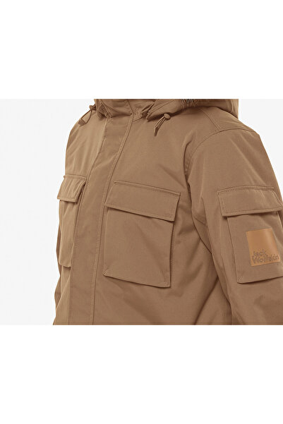 Jack Wolfskin Glacier Canyon Parka Men's Outdoor Coat1107674-5601 Brown