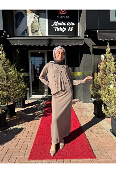 Ceremony Luna Üçlü Etekli Takım W-6954