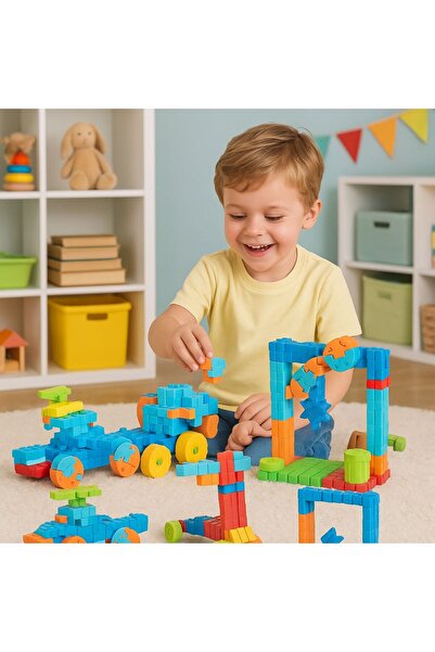 NUNU Smart Blocks 136 Piece Creative Block Set – Build Your Imagination!