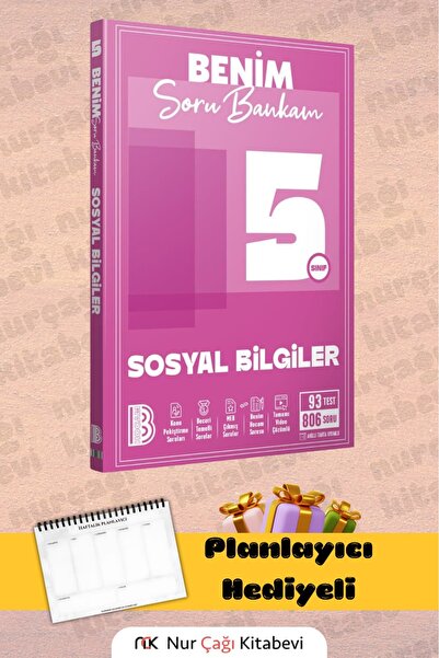 Benim Hocam Yayınları 5. Sınıf Sosyal Bilgiler Soru Bankam