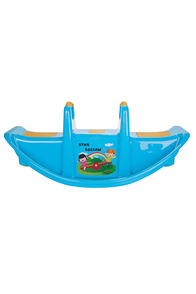 PİLSAN Balansoar pentru copii Star Seesaw Blue cu manere de sustinere,plastic...