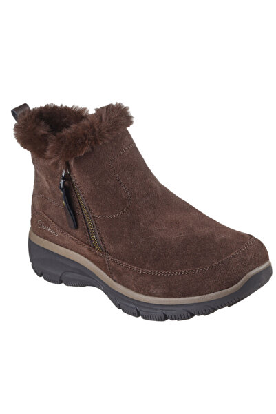 SKECHERS Ghete de iarnă pentru femei, ușor de utilizat, cu fermoar, izolate, ...